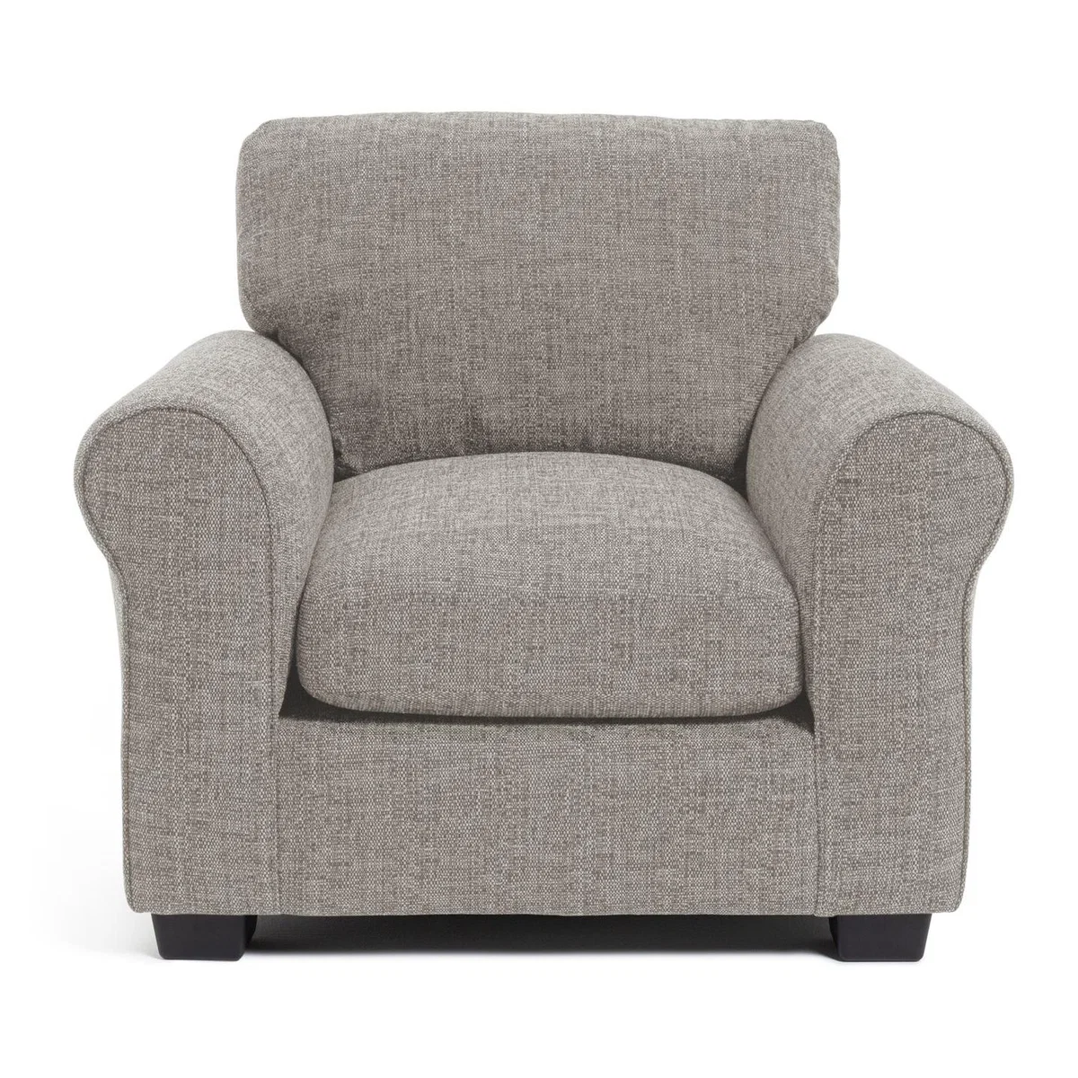 Habitat Lisbon Fabric Chair & 4 Seater Sofa - Grey – image 4