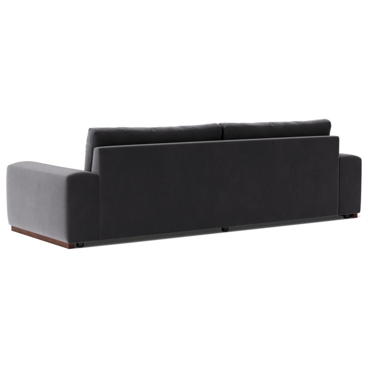 Swoon Denver Velvet 4 Seater Sofa - Granite Grey – image 6
