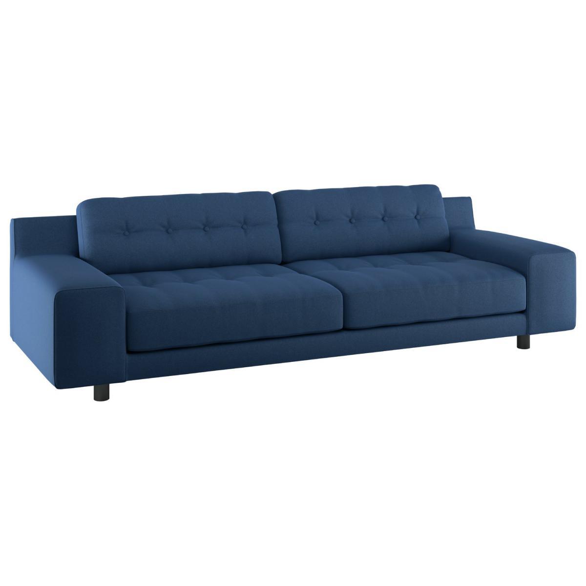 Habitat Hendricks 4 Seater Fabric Sofa - Blue – image 5