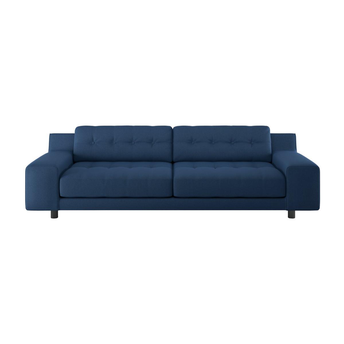 Habitat Hendricks 4 Seater Fabric Sofa - Blue – image 1
