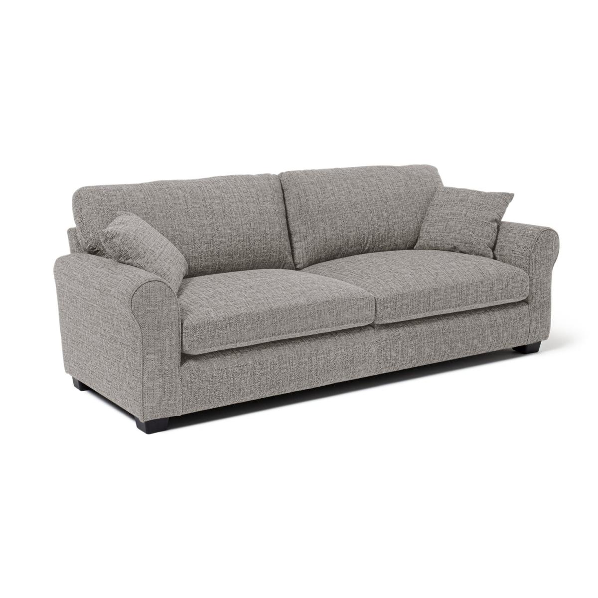 Habitat Lisbon Fabric 4 Seater Sofa - Grey – image 5