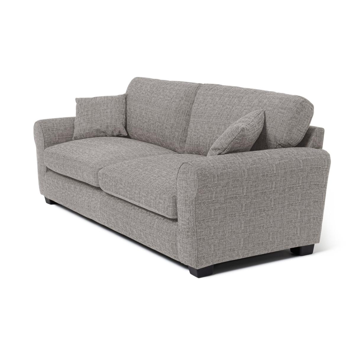 Habitat Lisbon Fabric 4 Seater Sofa - Grey – image 7
