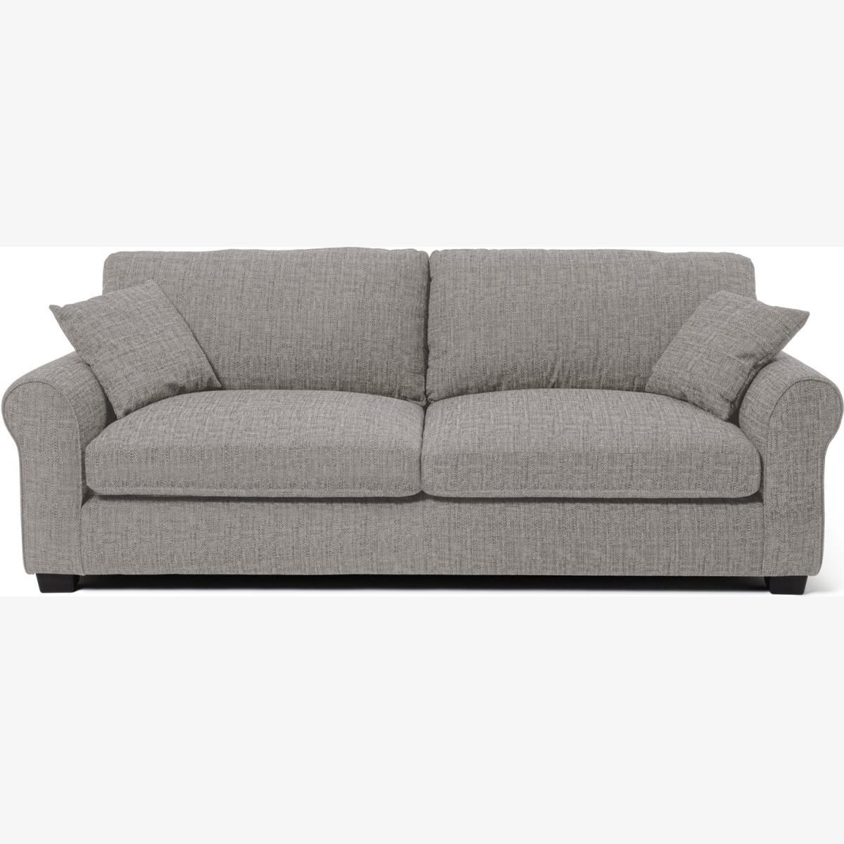 Habitat Lisbon Fabric 4 Seater Sofa - Grey – image 1
