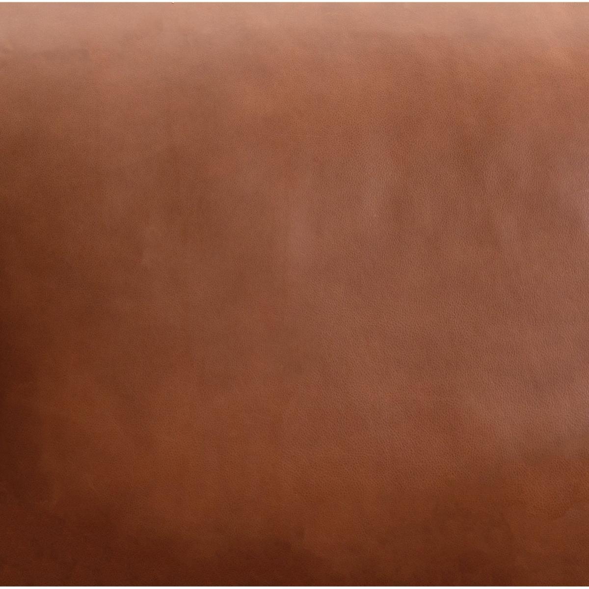 Habitat Florence 4 Seater Leather Sofa - Tan – image 2