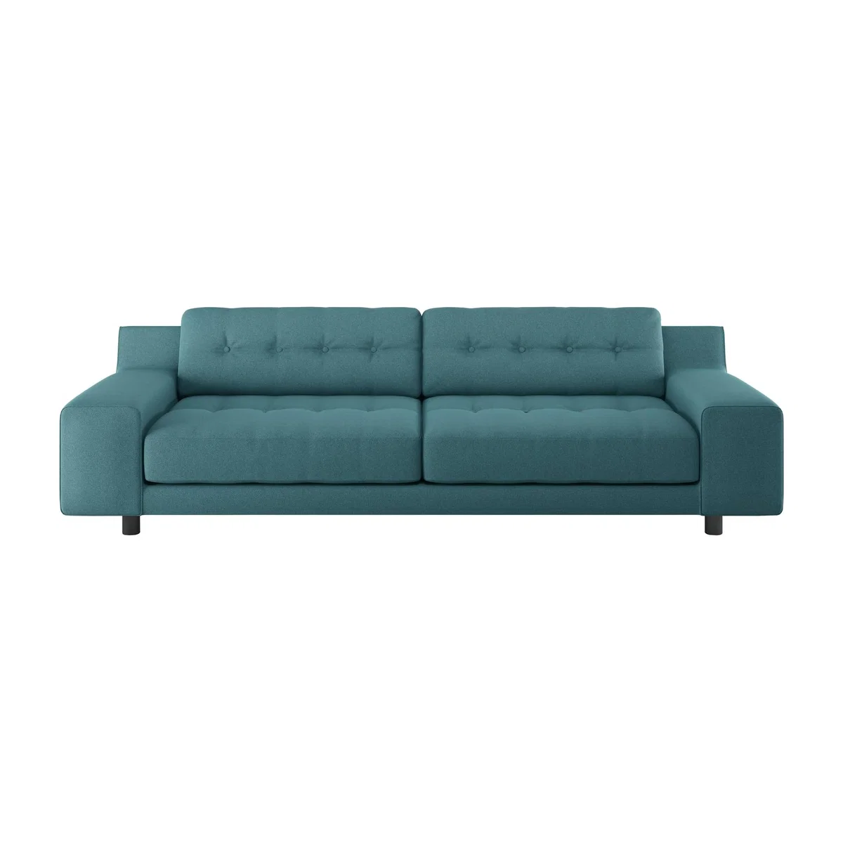 Habitat Hendricks 4 Seater Fabric Sofa - Teal