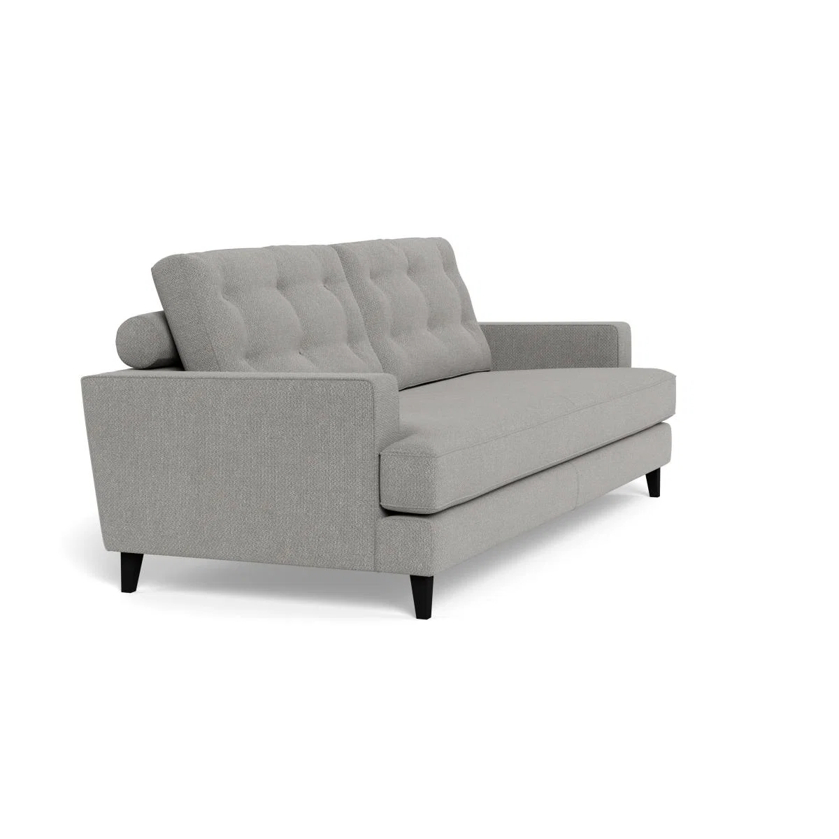 Heal's Mistral 4 Seater Sofa Texture Pale Grey Black Feet – image 3