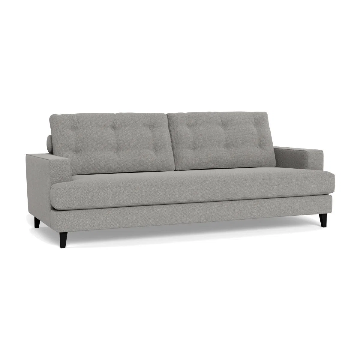 Heal's Mistral 4 Seater Sofa Texture Pale Grey Black Feet – image 1