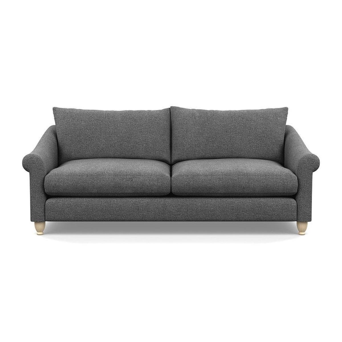Heal's Devon 4 Seater Tejo Recycled Zinnia Dark Brown Stain Beech Feet - Heal's UK Furniture – image 2