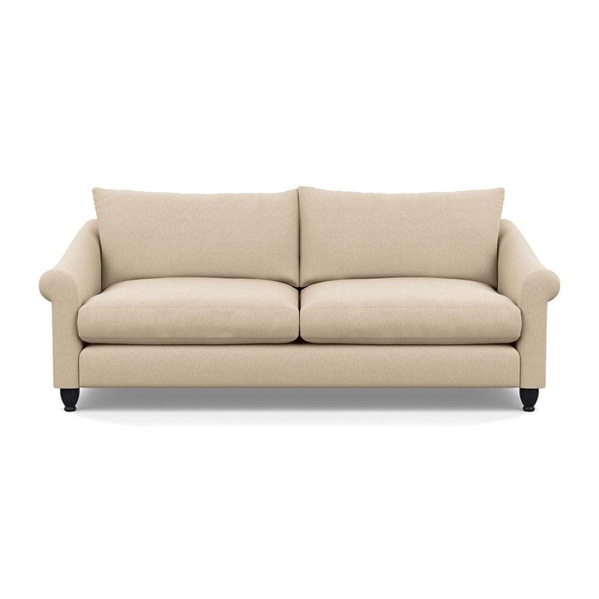 Heal's Devon 4 Seater Tejo Recycled Zinnia Dark Brown Stain Beech Feet - Heal's UK Furniture – image 3