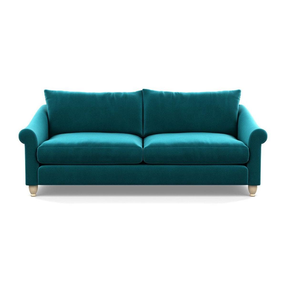 Heal's Devon 4 Seater Tejo Recycled Zinnia Dark Brown Stain Beech Feet - Heal's UK Furniture – image 59