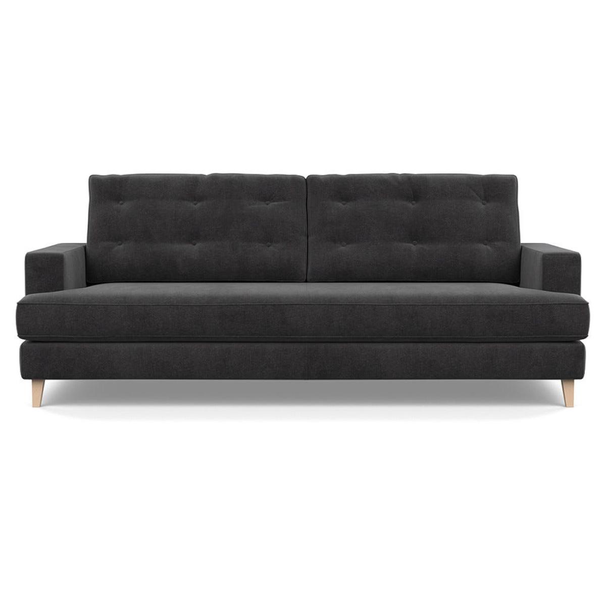 Heal's Mistral 4 Seater Sofa Smart Luxe Velvet Nickel Natural Feet – image 2