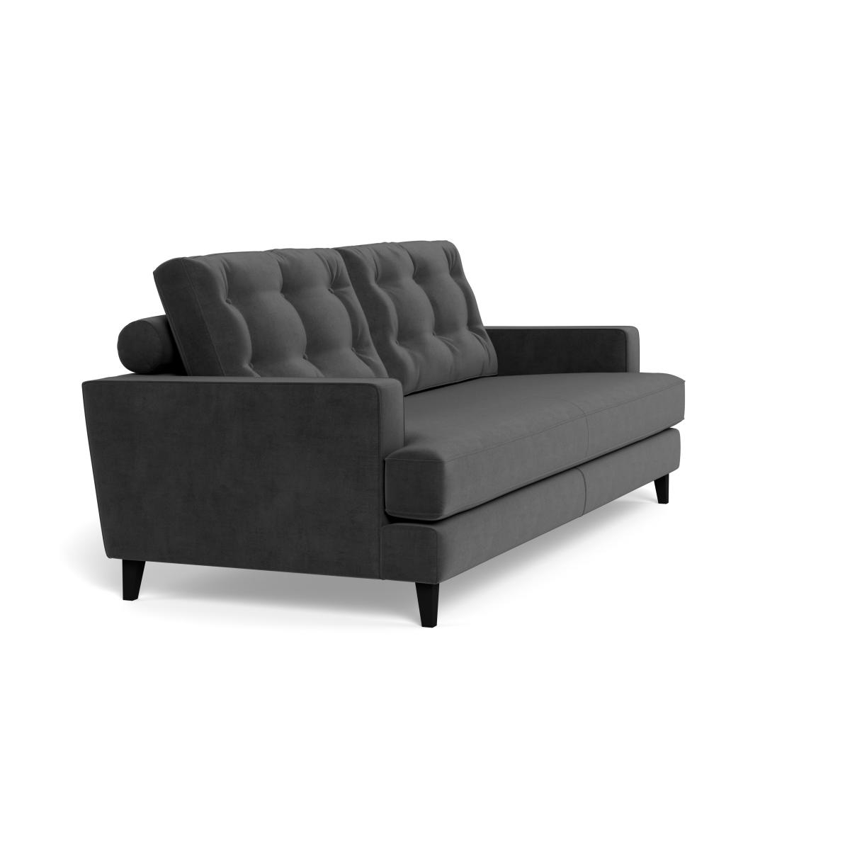 Heal's Mistral 4 Seater Sofa Smart Luxe Velvet Nickel Natural Feet – image 3