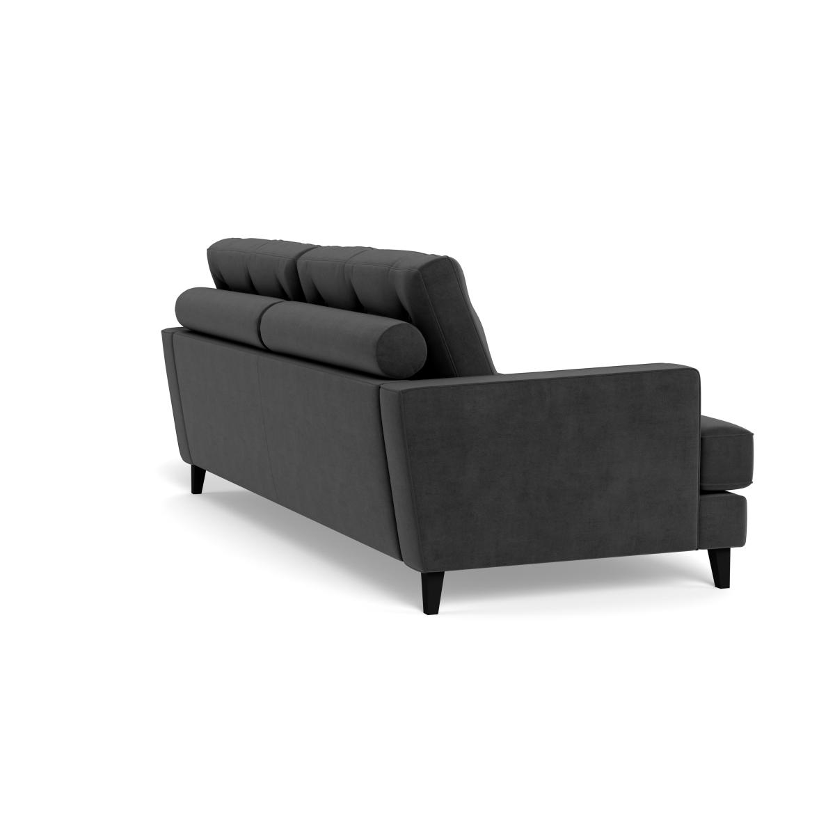 Heal's Mistral 4 Seater Sofa Smart Luxe Velvet Nickel Natural Feet – image 5