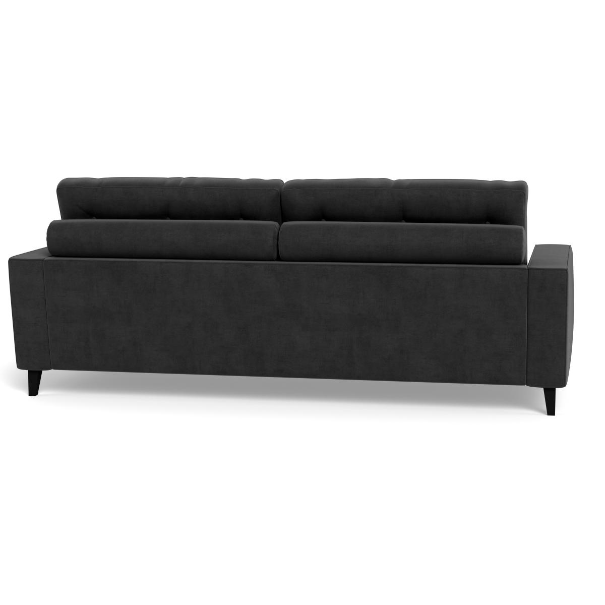 Heal's Mistral 4 Seater Sofa Smart Luxe Velvet Nickel Natural Feet – image 6