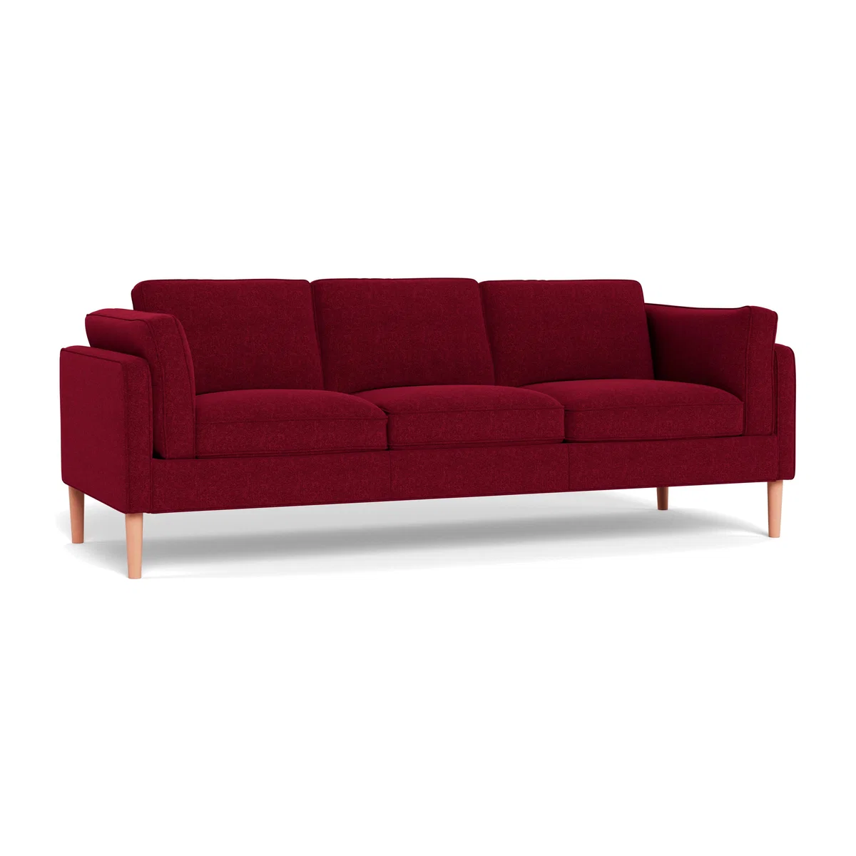 Heal's Sonno 4 Seater St Moritz Wool Red Walnut Feet - Heal's UK Furniture – image 1