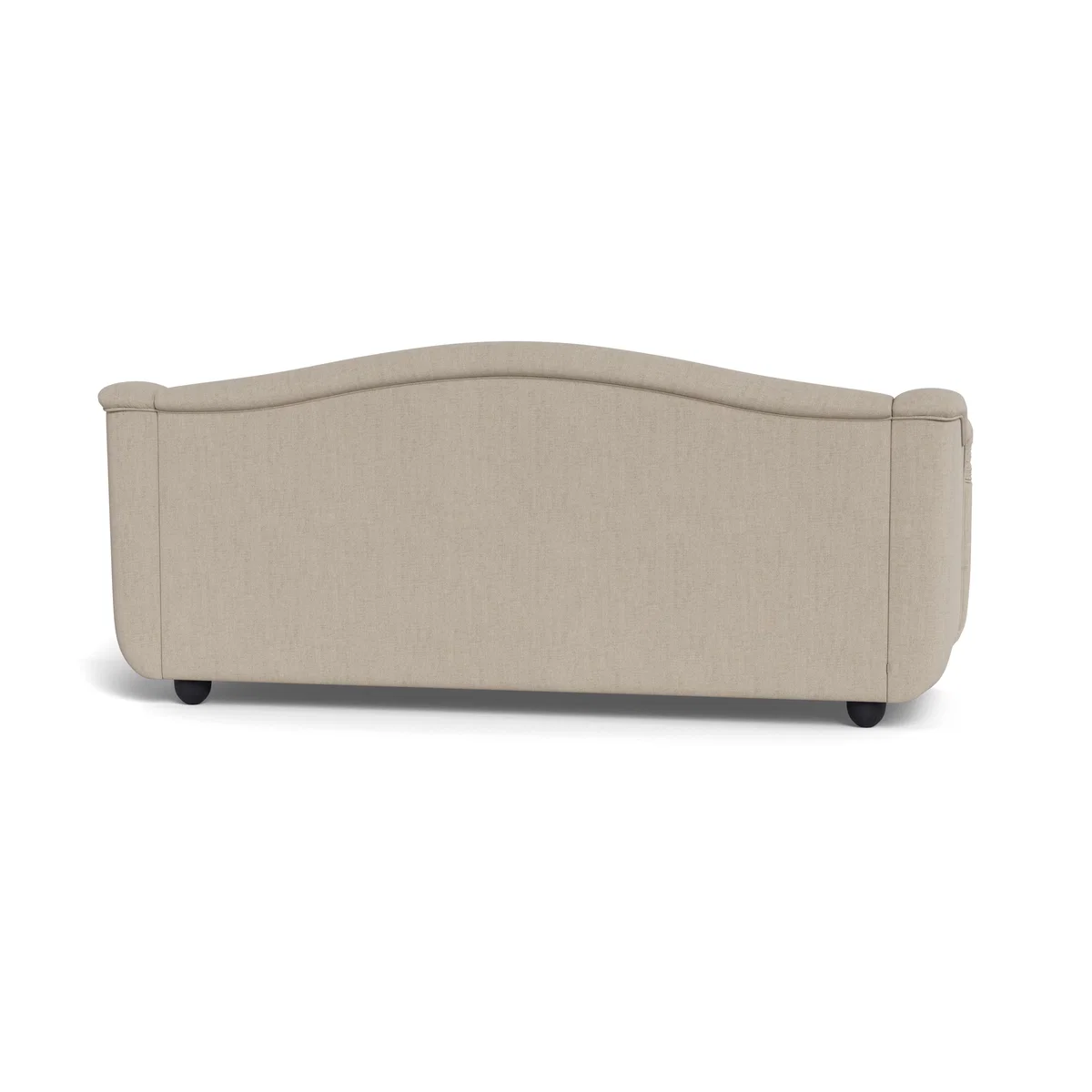 Heal's Tetbury 4 Seater Sofa Broad Weave Putty Black Beech Feet – image 6