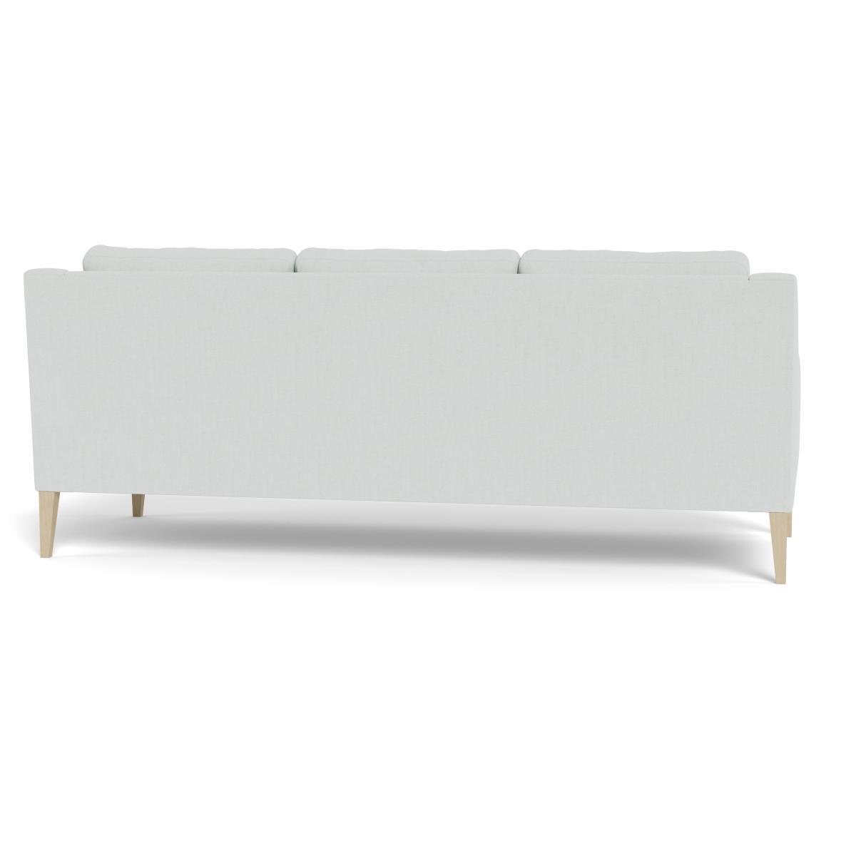 Heal's Richmond 4 Seater Sofa Broad Weave Tin Natural Feet - Heal's UK Furniture – image 5