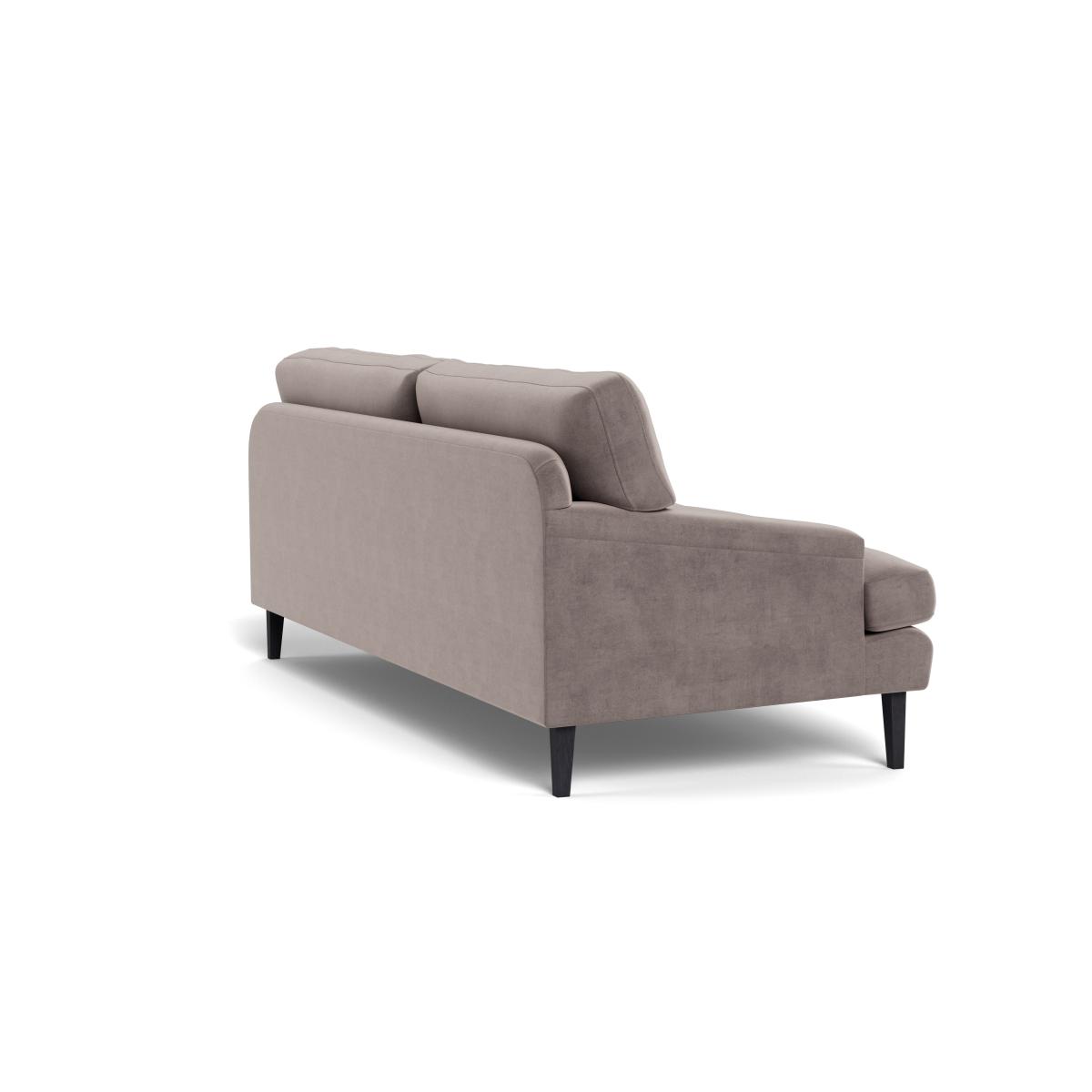 Heal's Stanton 4 Seater Sofa Smart Luxe Velvet Mushroom Black Feet – image 5