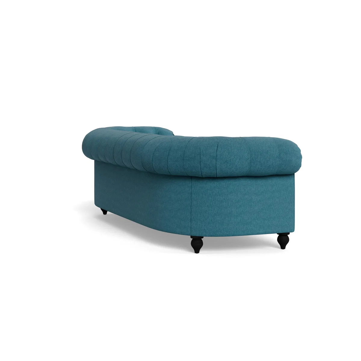Heal's Fitzrovia 4 Seater Brushed Cotton Cadet Natural Feet - Heal's UK Furniture – image 4