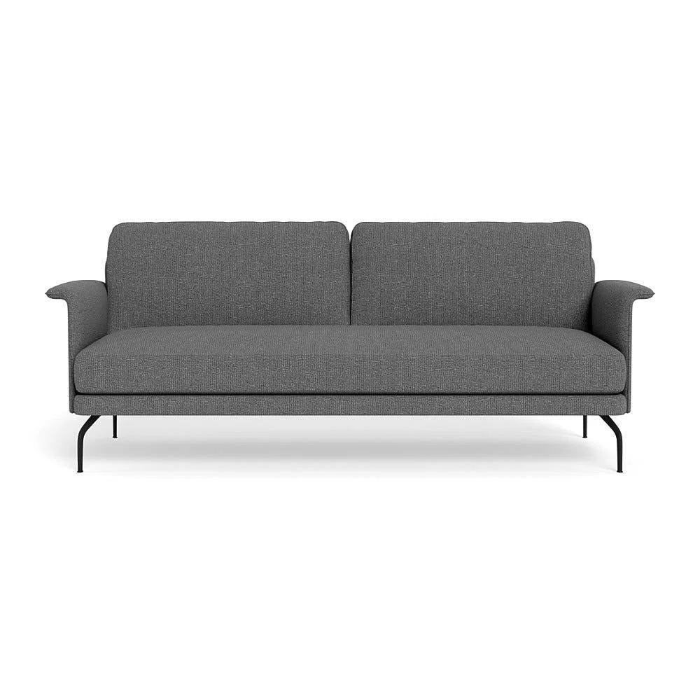 Heal's Iver 4 Seater Sofa Tejo Recycled Noir Black Feet – image 2