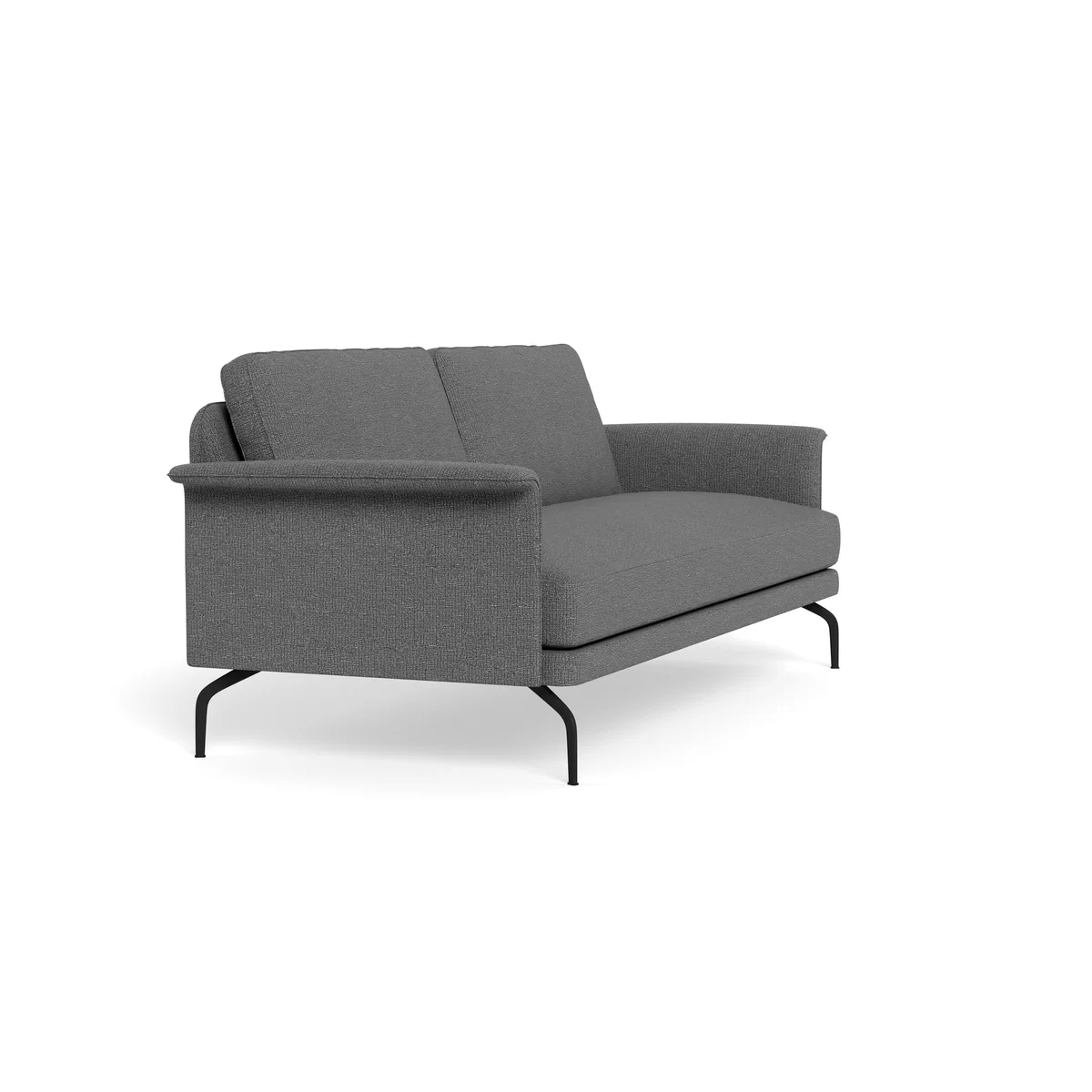 Heal's Iver 4 Seater Sofa Tejo Recycled Noir Black Feet – image 3