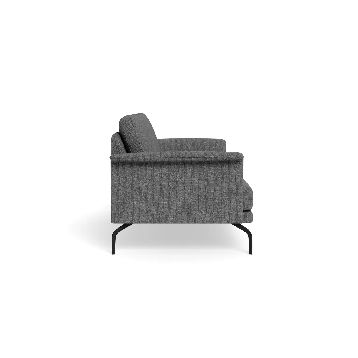 Heal's Iver 4 Seater Sofa Tejo Recycled Noir Black Feet – image 4