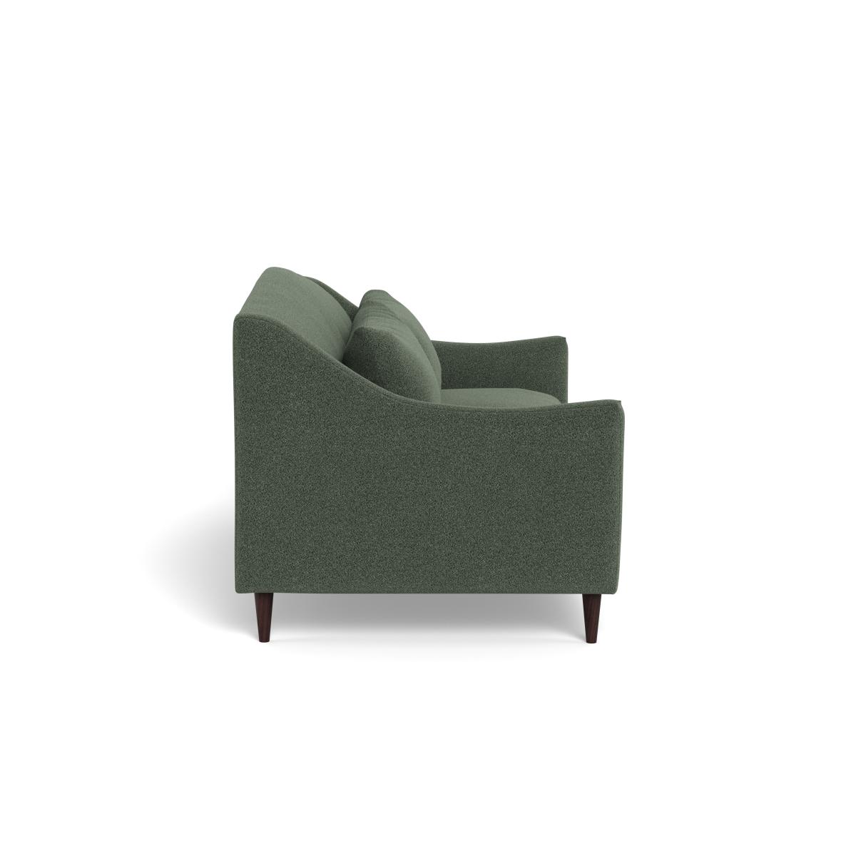 Heal's Somerset 4 Seater Sofa Boucle Fern Walnut Stained Feet – image 3