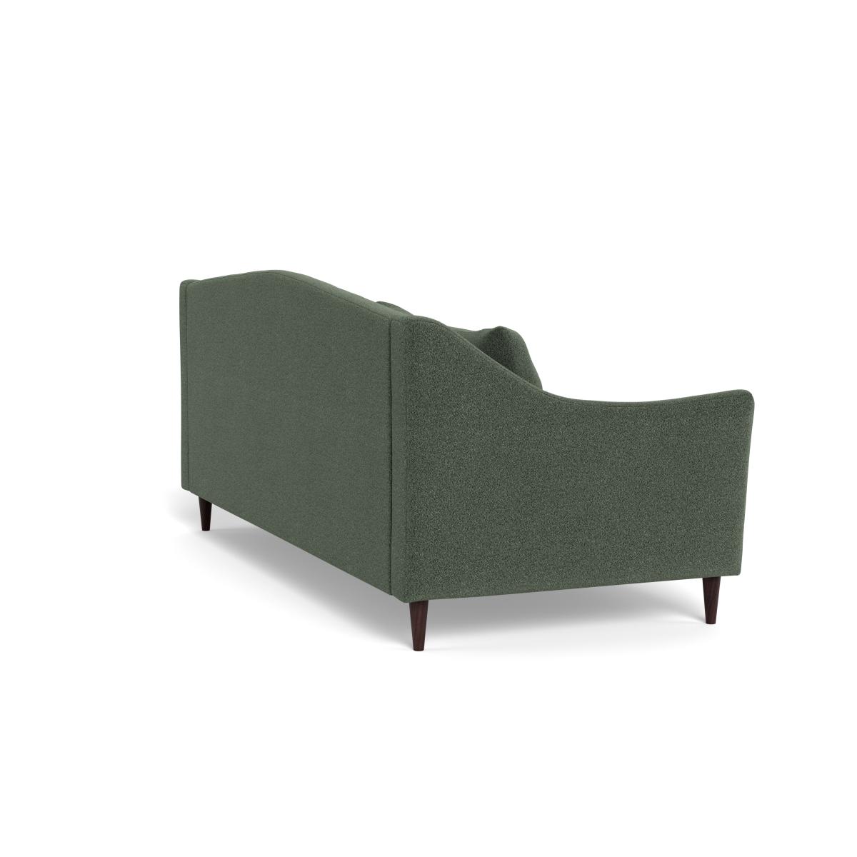 Heal's Somerset 4 Seater Sofa Boucle Fern Walnut Stained Feet – image 4