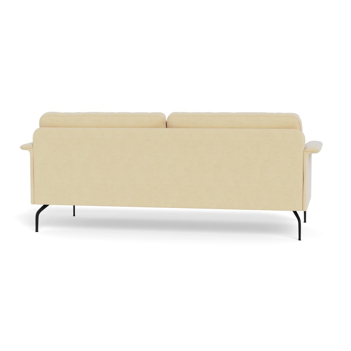 Heal's Iver 4 Seater Sofa Smart Luxe Velvet Biscuit Black Feet – image 6