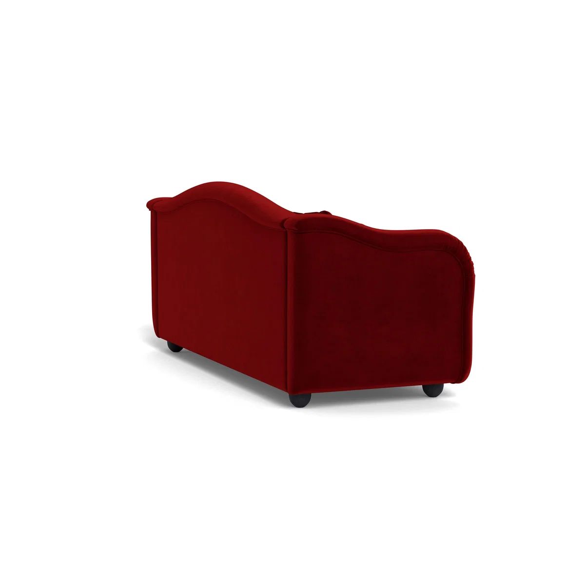 Heal's Tetbury 4 Seater Sofa Smart Luxe Velvet Mulberry Walnut Stained Beech Feet – image 5
