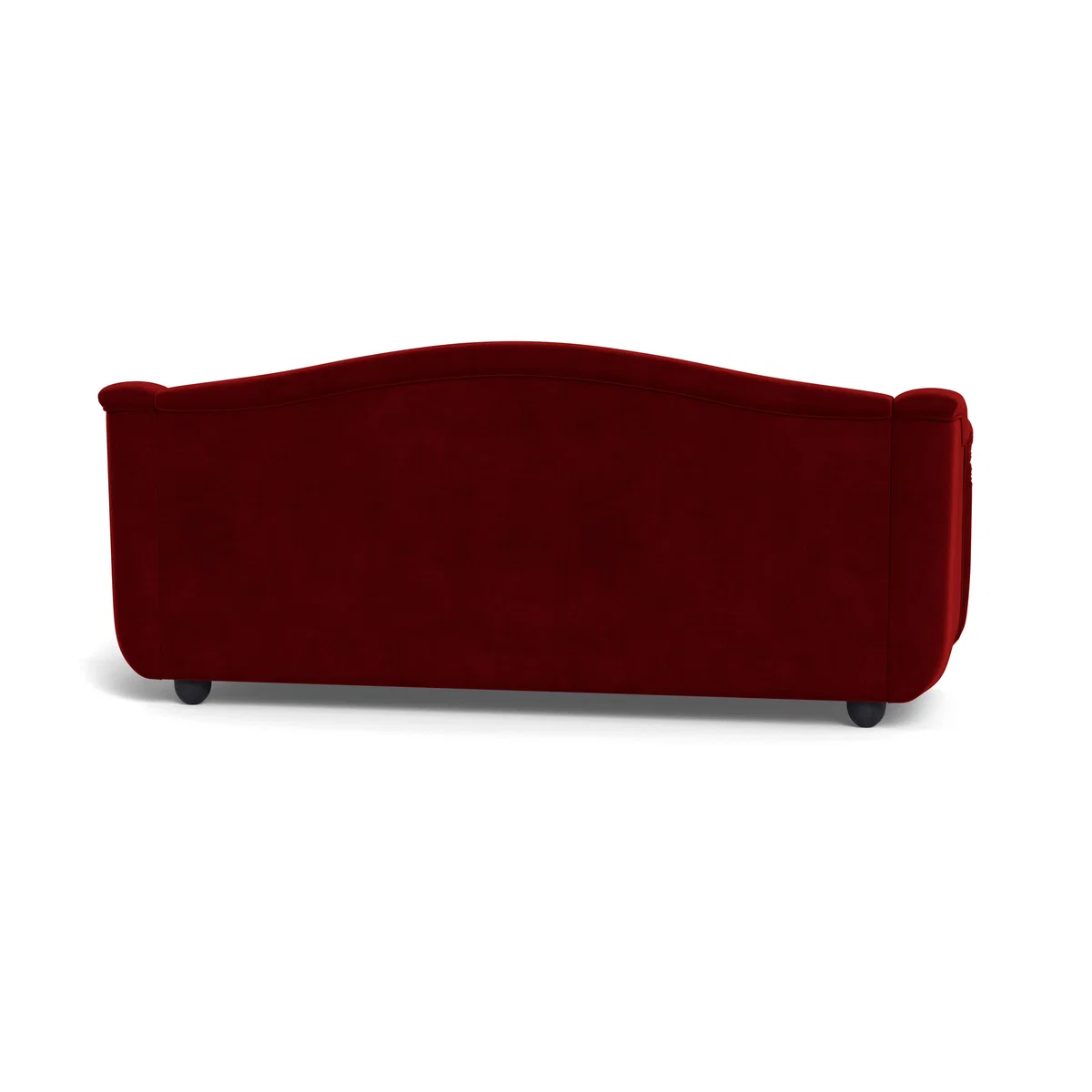 Heal's Tetbury 4 Seater Sofa Smart Luxe Velvet Mulberry Walnut Stained Beech Feet – image 6