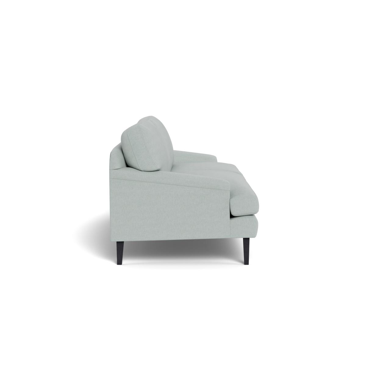 Heal's Stanton 4 Seater Sofa Brushed Cotton Oat Black Feet – image 4