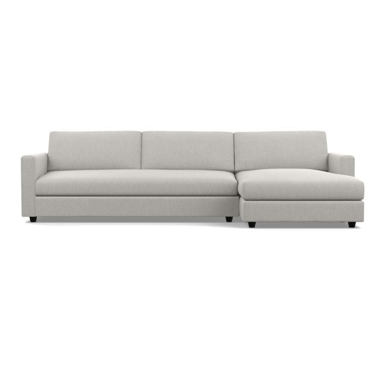 Heal's Nimbus II RHF 4 Seater Corner Chaise Texture Soot Black Feet - Heal's UK Furniture – image 40