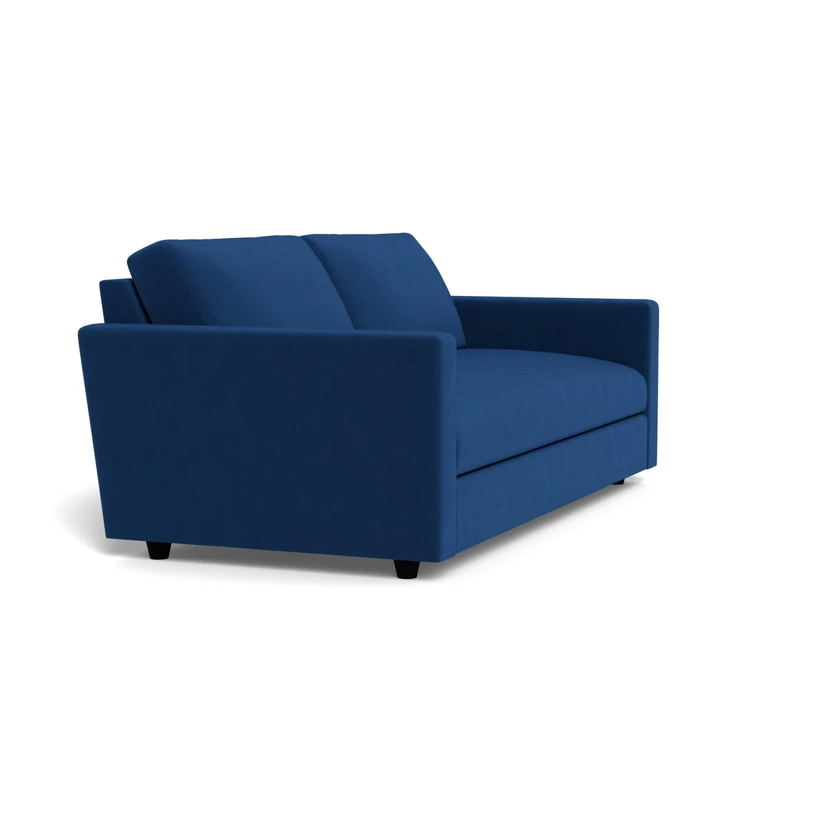 Heal's Nimbus 4 Seater Sofa Velvet Petrol Black Feet – image 2