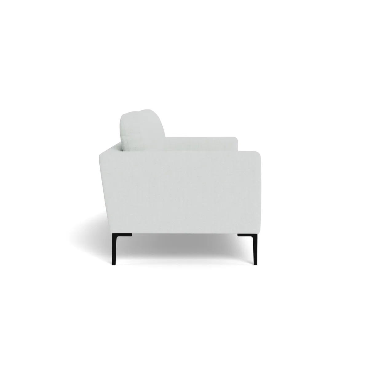 Heal's Eton 4 Seater Sofa Broad Weave Tin Brass Feet - Heal's UK Furniture – image 3