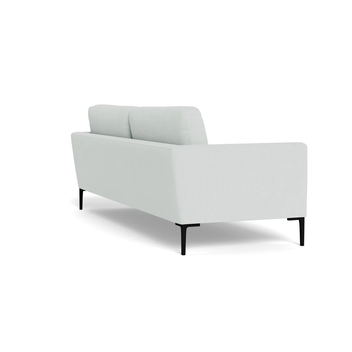 Heal's Eton 4 Seater Sofa Broad Weave Tin Brass Feet - Heal's UK Furniture – image 4
