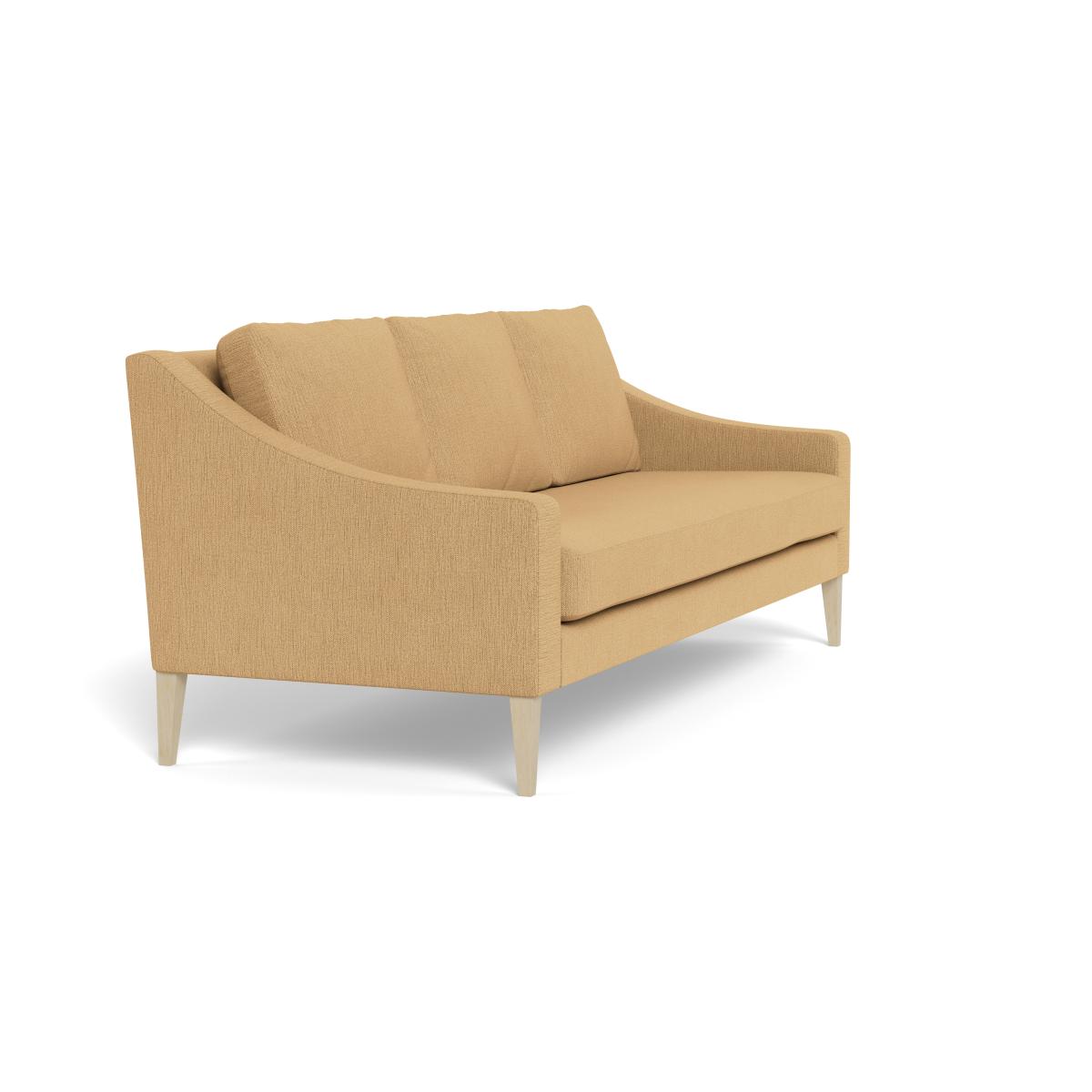 Heal's Richmond 4 Seater Sofa Smart Linen Mix Sand Black Feet – image 3