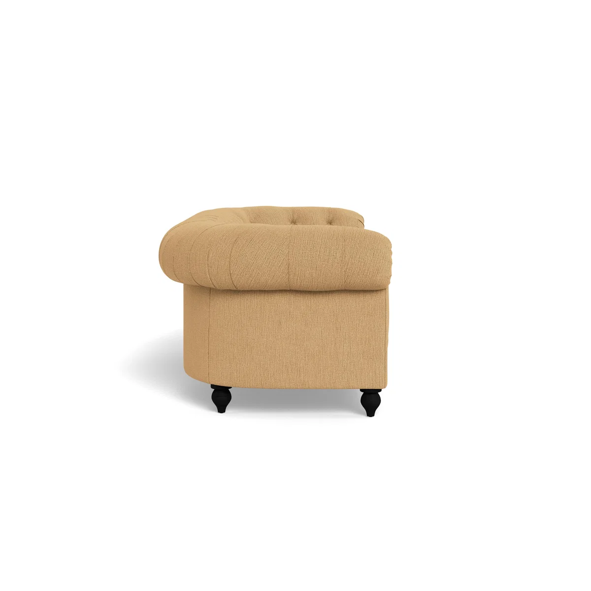 Heal's Fitzrovia 4 Seater Sofa Smart Linen Mix Sand Natural Oak Feet - Heal's UK Furniture – image 3