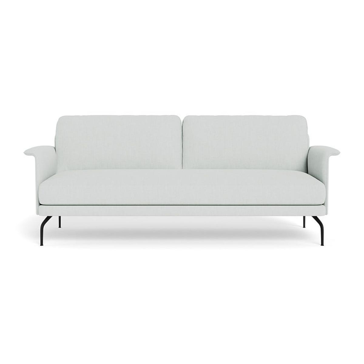 Heal's Iver 4 Seater Sofa Broad Weave Tin Black Feet – image 2