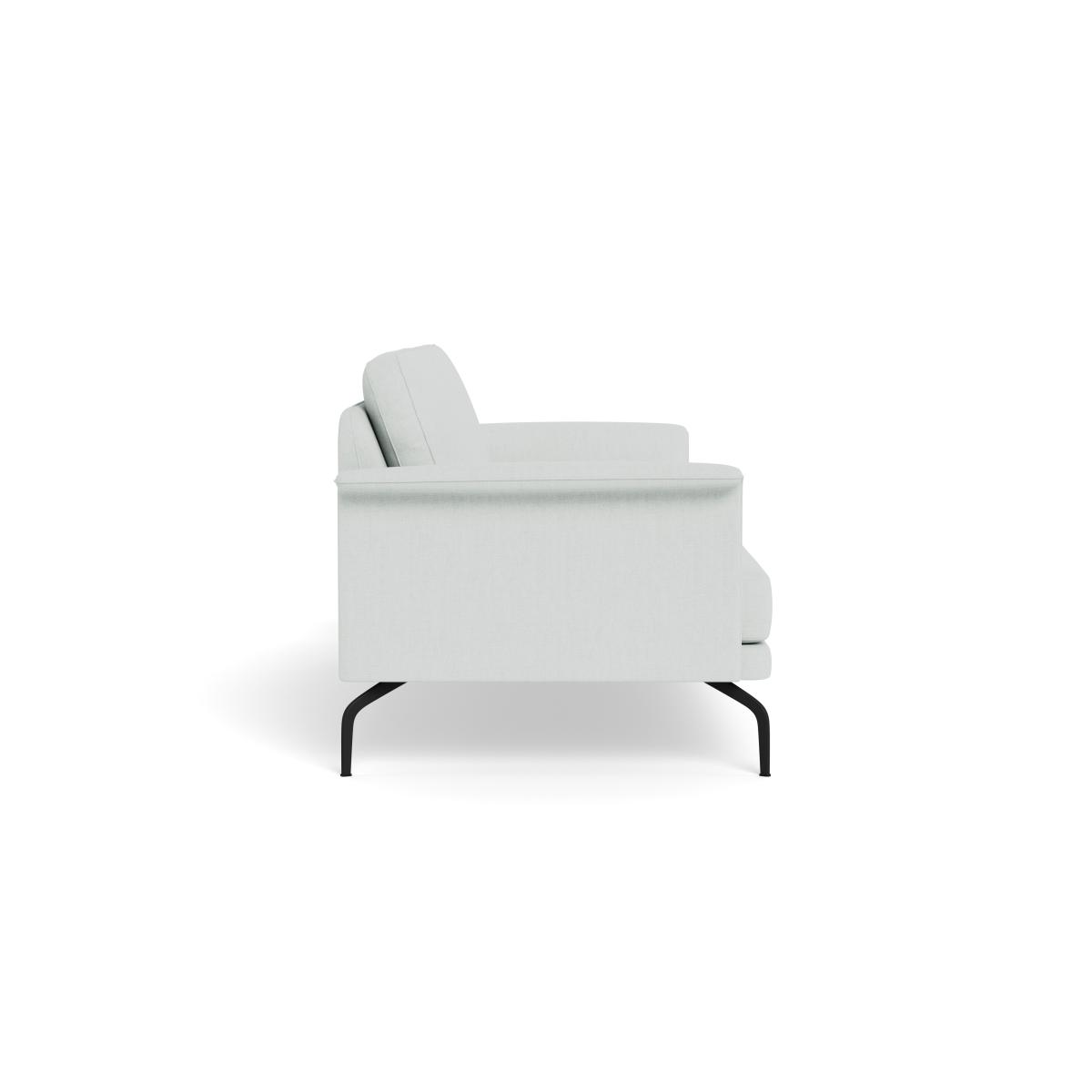 Heal's Iver 4 Seater Sofa Broad Weave Tin Black Feet – image 4