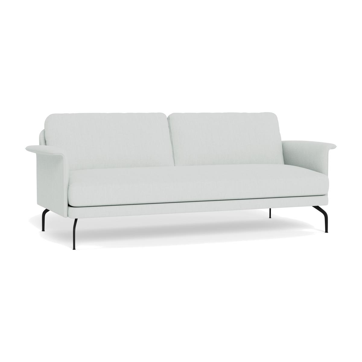 Heal's Iver 4 Seater Sofa Broad Weave Tin Black Feet – image 1