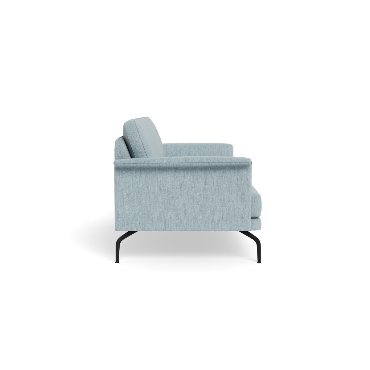Heal's Iver 4 Seater Sofa Smart Linen Mix Duck Egg Black Feet – image 4