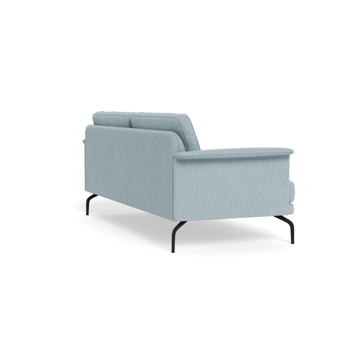 Heal's Iver 4 Seater Sofa Smart Linen Mix Duck Egg Black Feet – image 5
