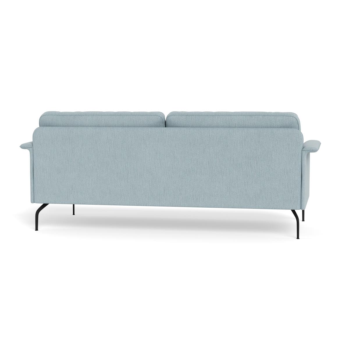 Heal's Iver 4 Seater Sofa Smart Linen Mix Duck Egg Black Feet – image 6