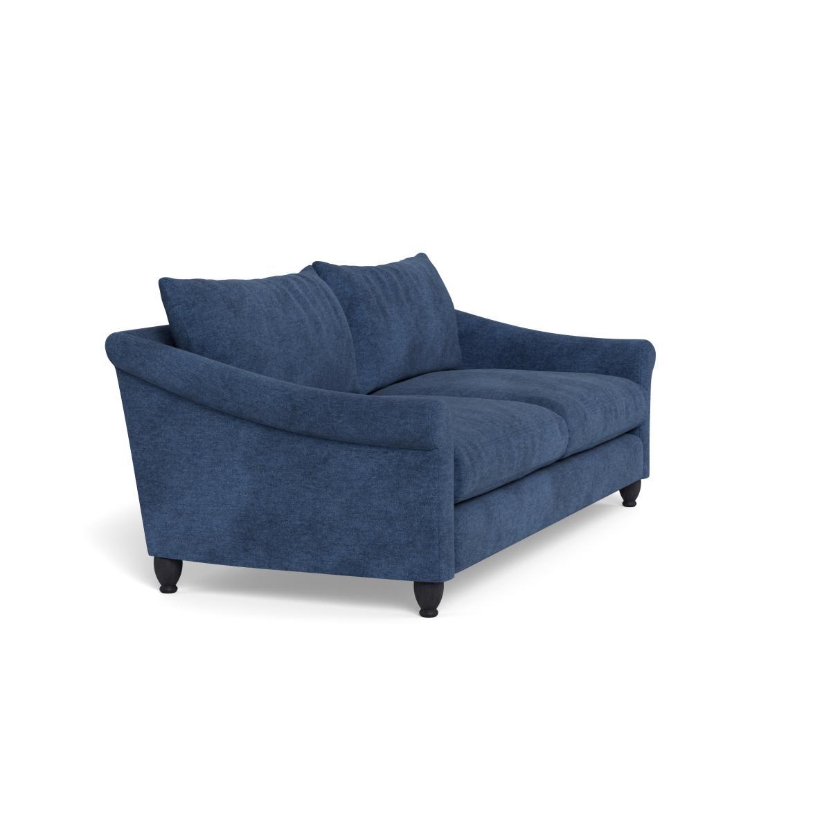 Heal's Devon 4 Seater Broad Weave Lagoon Walnut Stain Beech Feet - Heal's UK Furniture – image 2