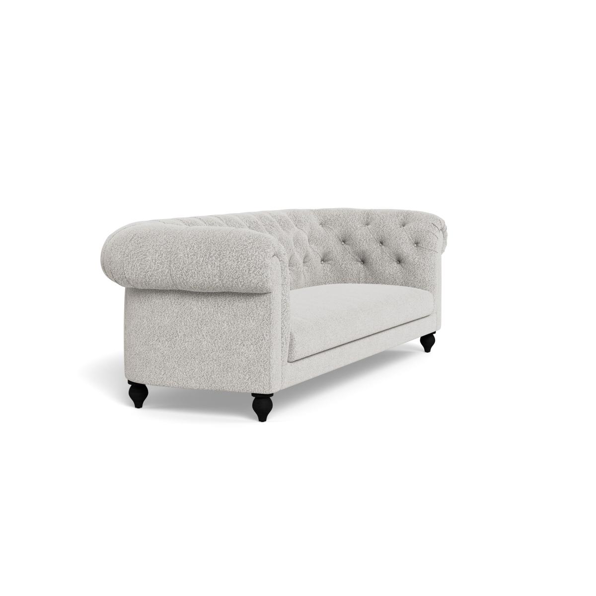 Heal's Fitzrovia 4 Seater Sofa Chunky Boucle Ecru Stained Feet – image 2