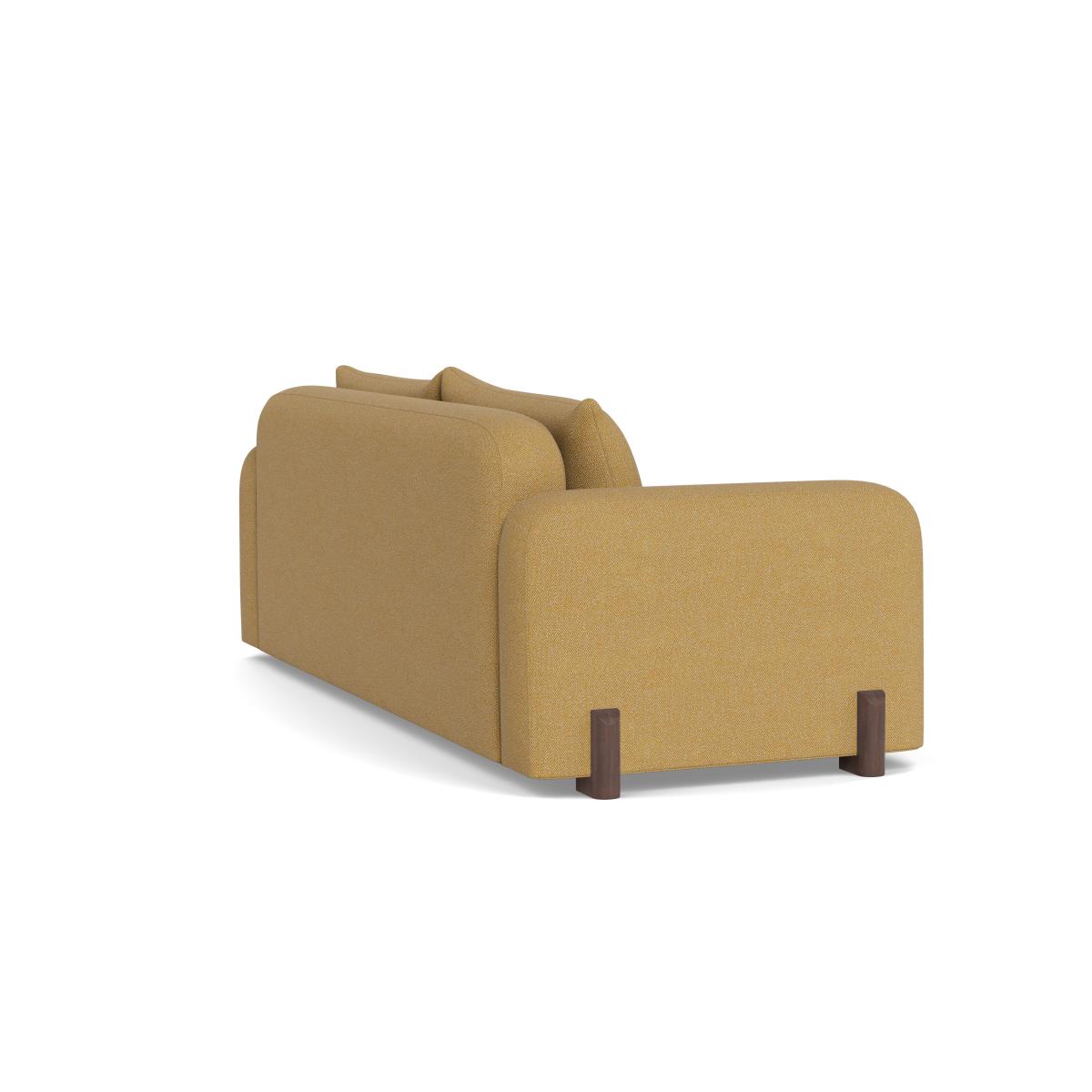 Heal's Nuvola 4 Seater Sofa Boucle Tweed Citrine Black Beech Feet – image 4
