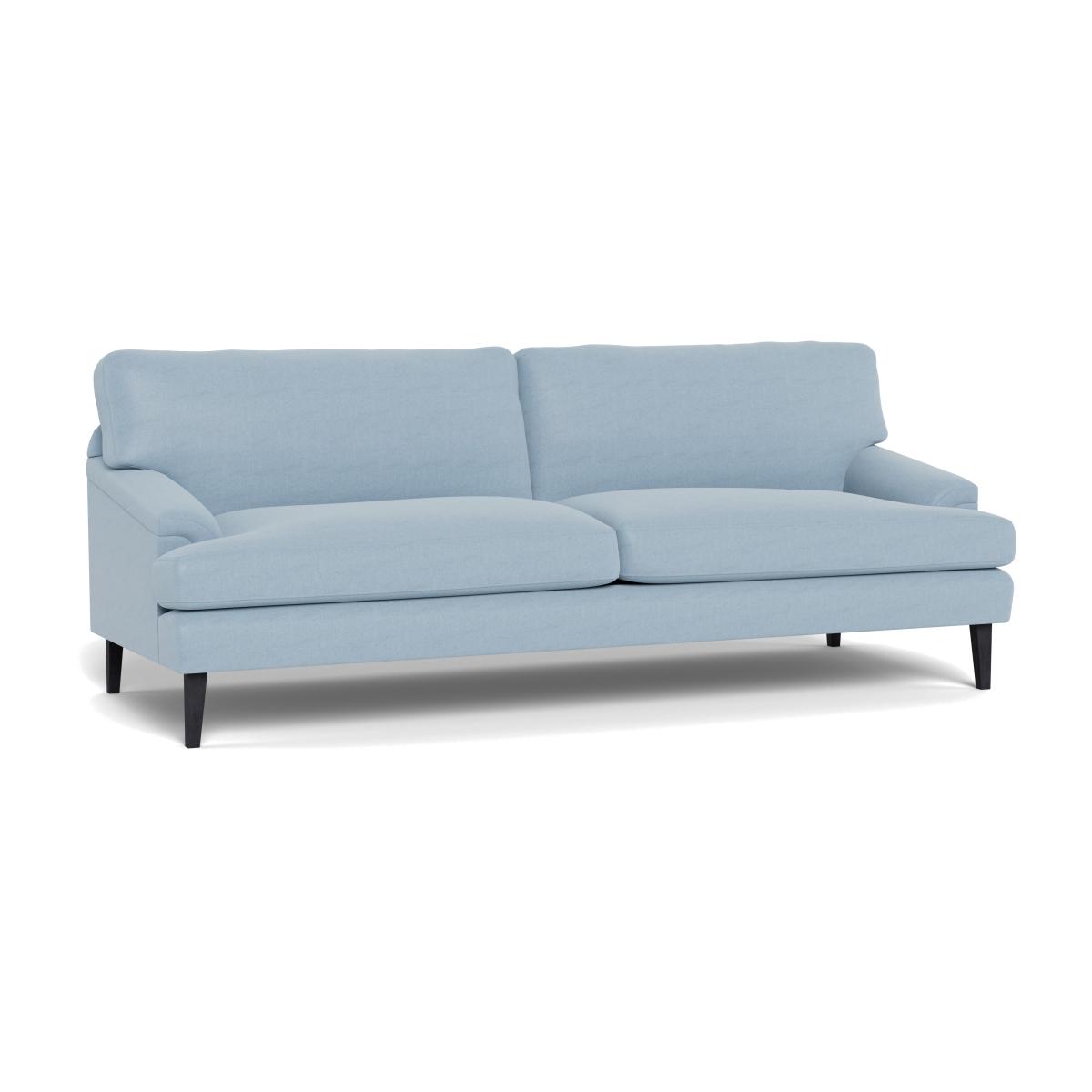 Heal's Stanton 4 Seater Sofa Capelo Linen-Cotton Sea Shanty Black Feet – image 1