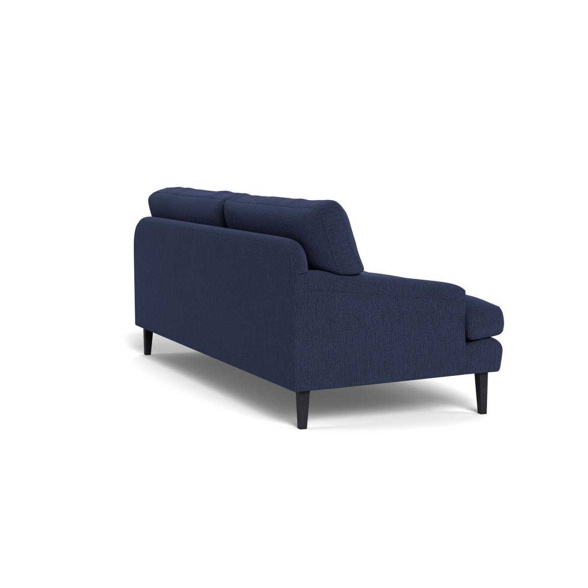 Heal's Stanton 4 Seater Sofa Smart Linen Mix Navy Black Feet – image 5