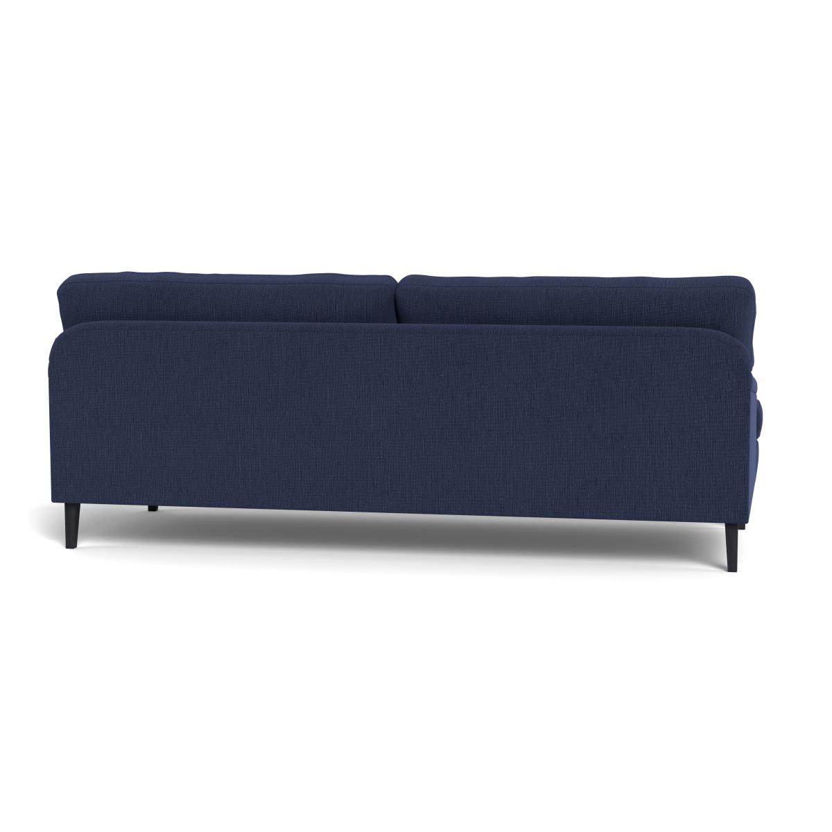 Heal's Stanton 4 Seater Sofa Smart Linen Mix Navy Black Feet – image 6